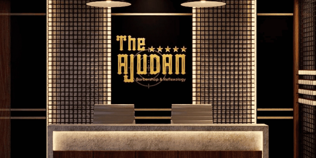 Ajudan Barbershop - Logo Signage